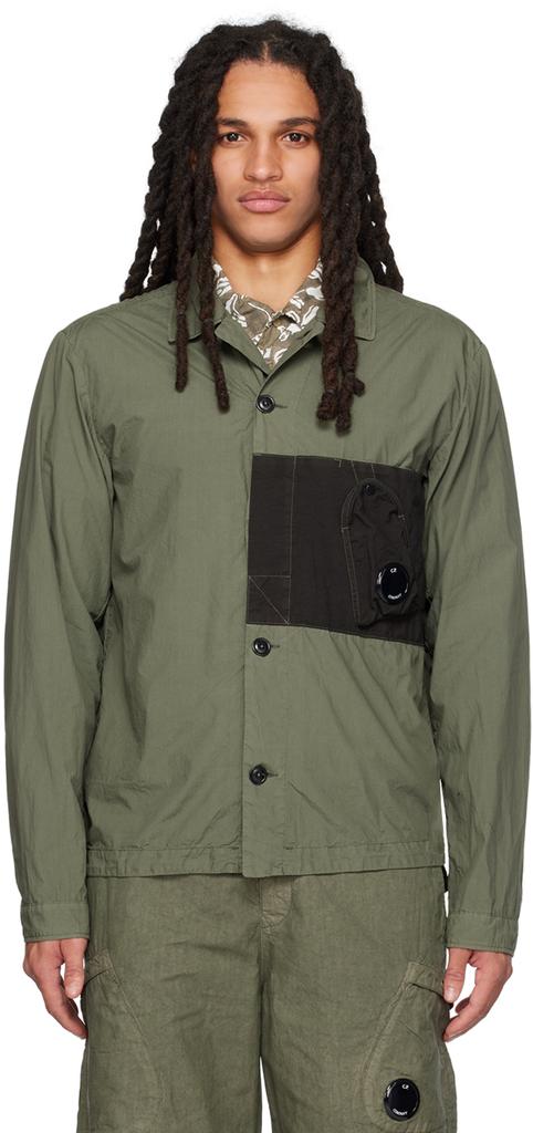 C.P. Company Khaki Auxiliary Pocket Shirt