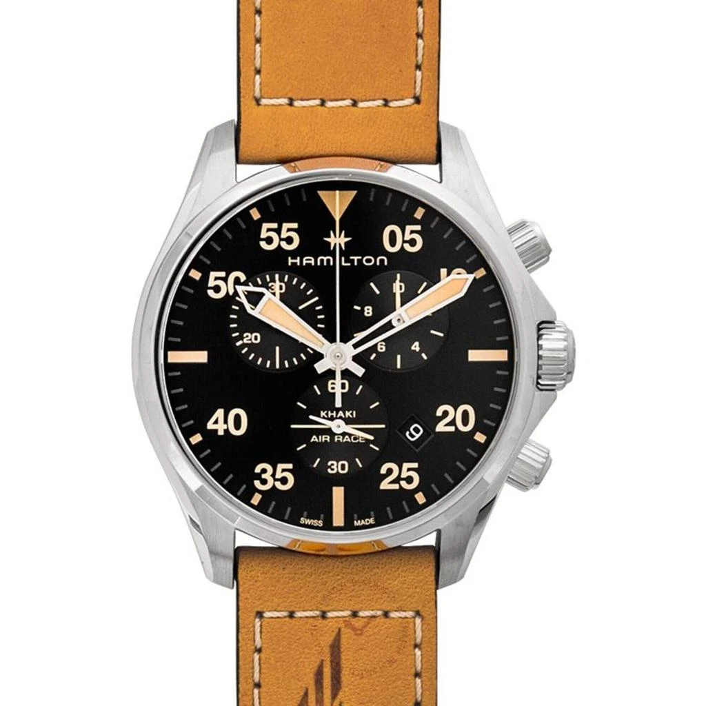 Hamilton Hamilton Men's Watch - Khaki Aviation Pilot Quartz Brown Leather Strap | H76722531 1