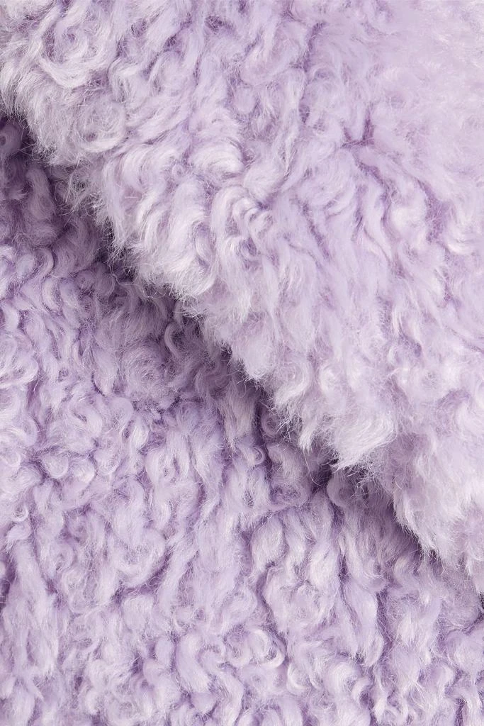 STAND STUDIO Camille faux shearling coat 4