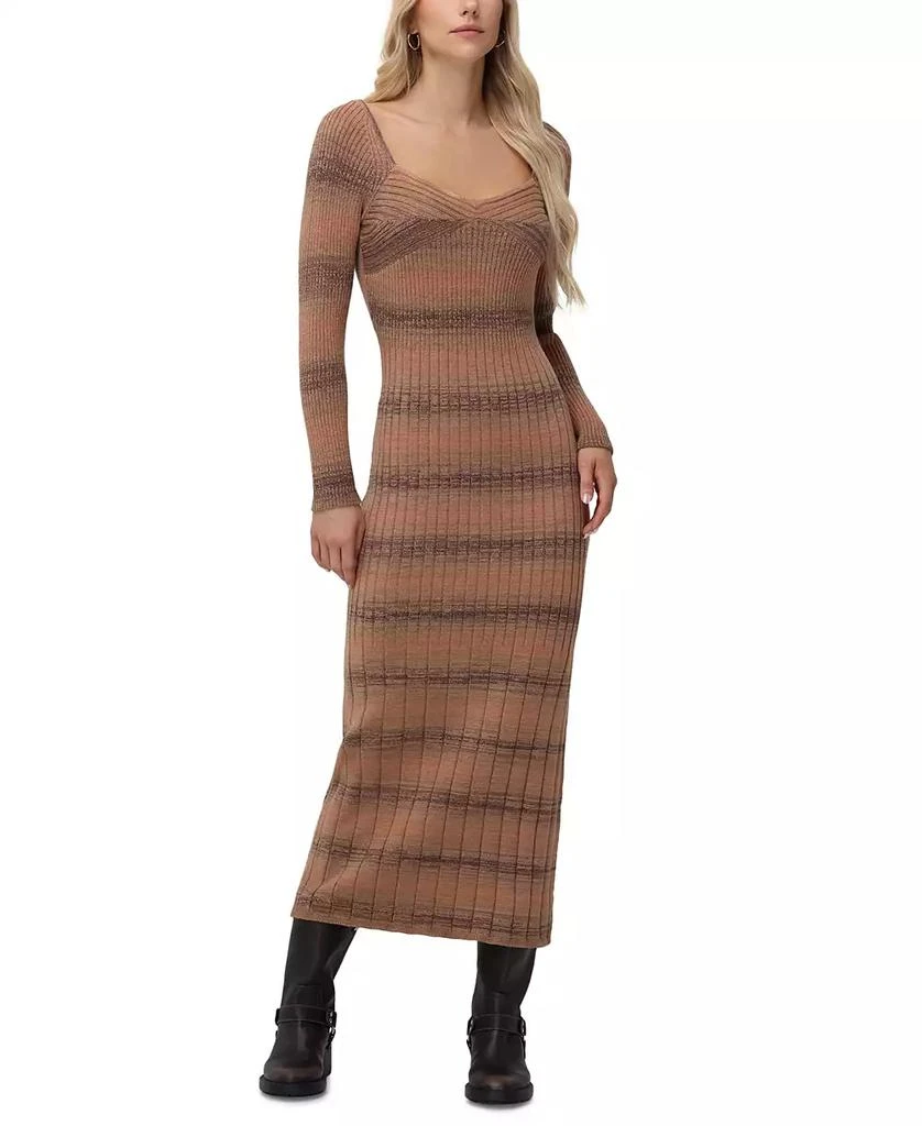 Frye Women's Space Dye Long-Sleeve Maxi Sweater Dress 1