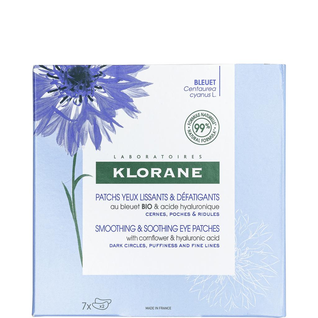 KLORANE KLORANE Smoothing and Soothing Eye Patches with Cornflower and Hyaluronic Acid 7g