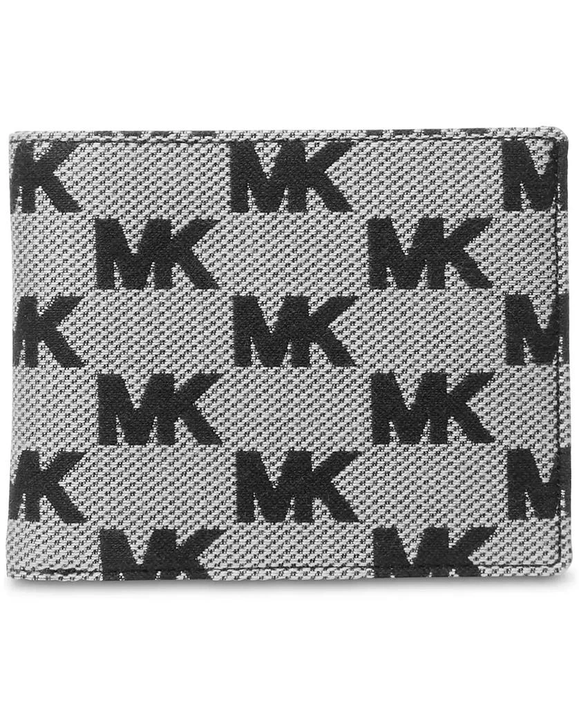 Michael Kors Men's Malone Slim Leather MK Logo Wallet 1