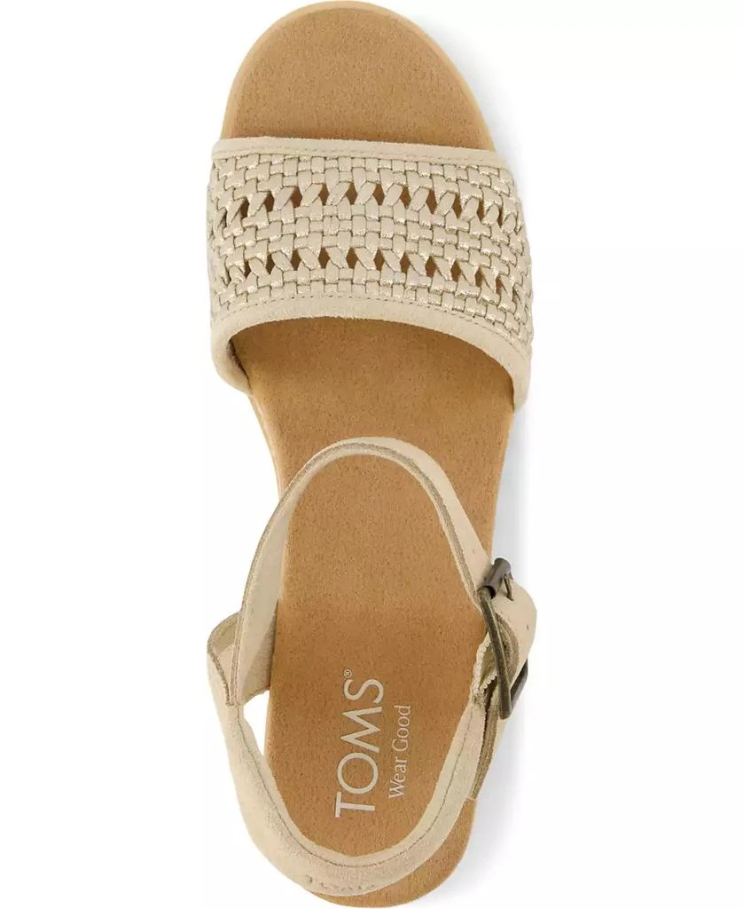 TOMS Women's Diana Platform Wedge Sandals 4