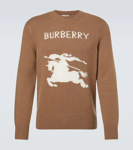 Burberry Logo wool and cashmere sweater 1
