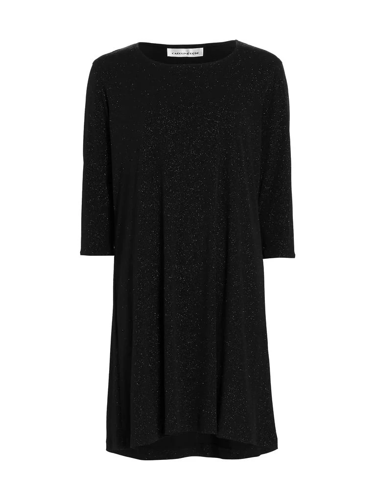 Caroline Rose Sparkle Knit Swing Dress 1