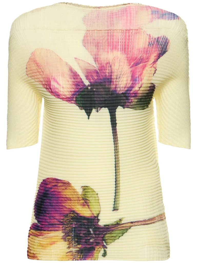Issey Miyake Pressed Flora Pleated Top 1