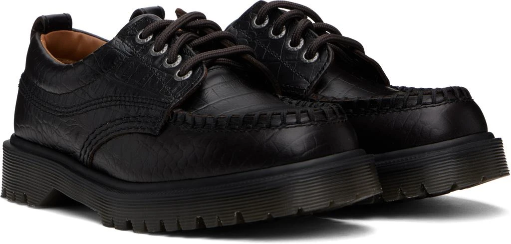 Dr. Martens Brown Lowell Crocodile Analine Leather Derbys 4