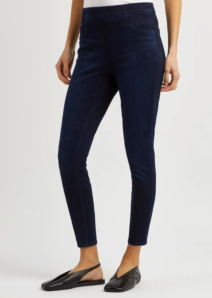 SPANX Jean-ish stretch-denim leggings 7