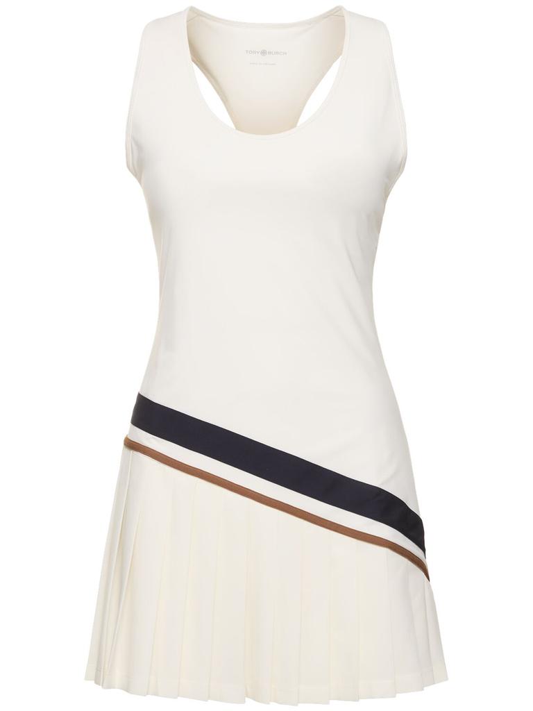 Tory Sport Chevron Tech Tennis Mini Dress