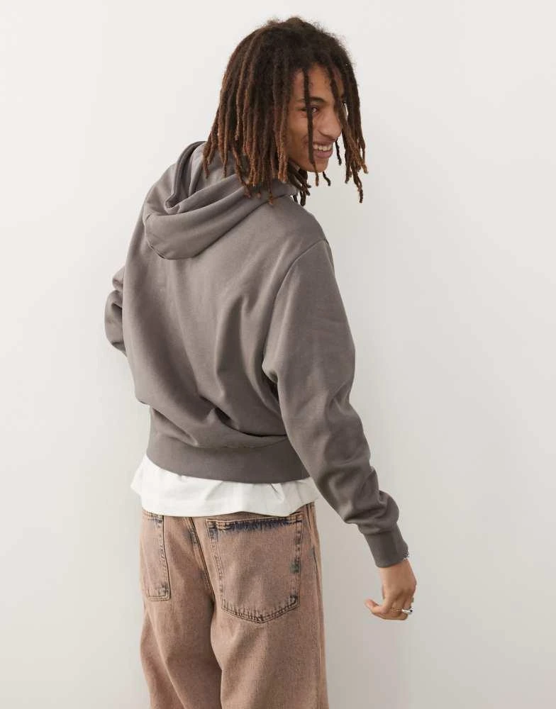 COLLUSION COLLUSION hoodie in charcoal grey 4