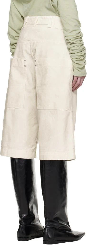 Entire Studios Off-White D Denim Shorts 3