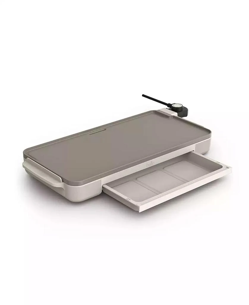 Bella 10" x 20" Electric Griddle with Warming Tray 4