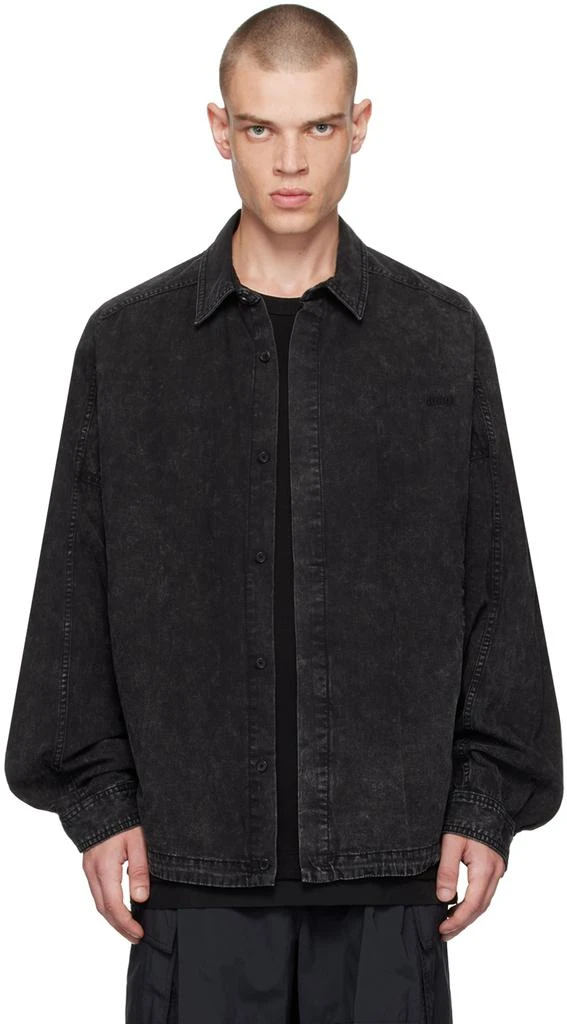 Juun.J Black Faded Denim Shirt 1