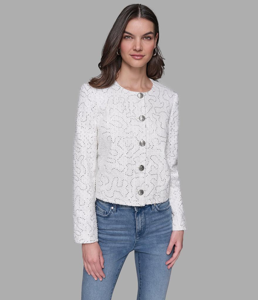 Karl Lagerfeld Paris TEXTURED LADY JACKET