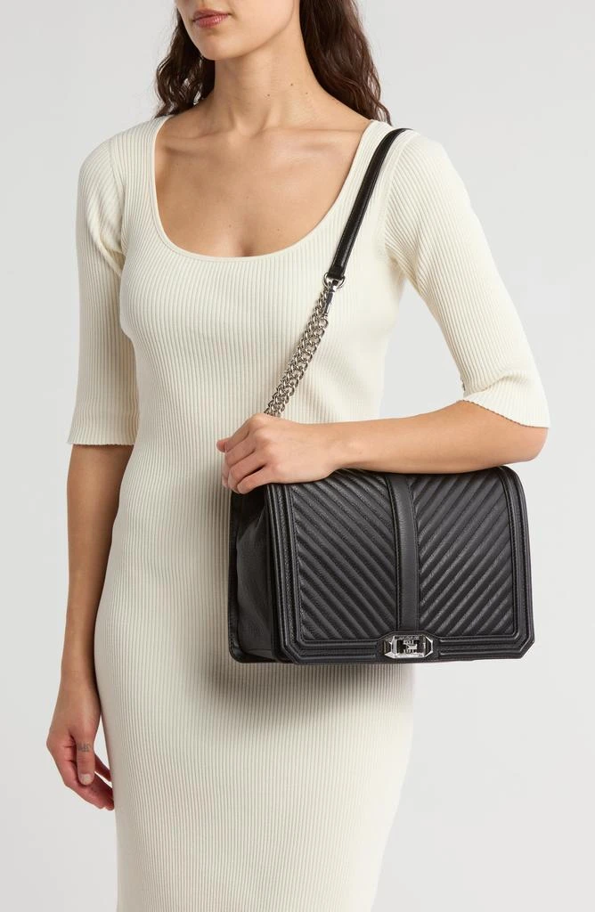 Rebecca Minkoff Chevron Quilted Jumbo Love Crossbody 2