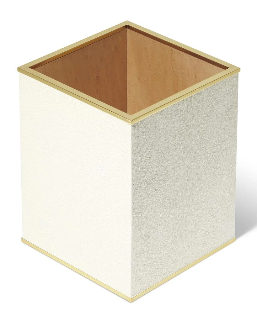 AERIN Classic Faux Shagreen Wastebasket 1
