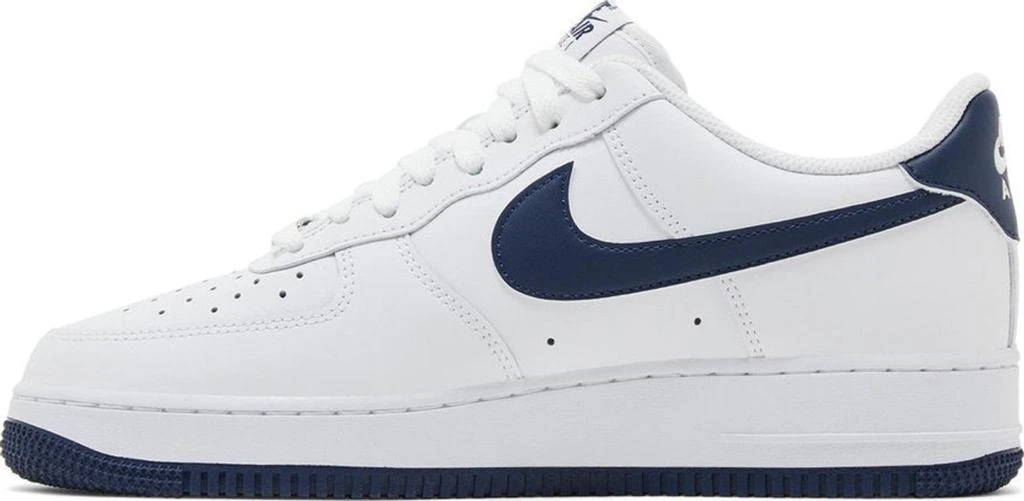 NIKE Air Force 1 '07 White Midnight Navy 2
