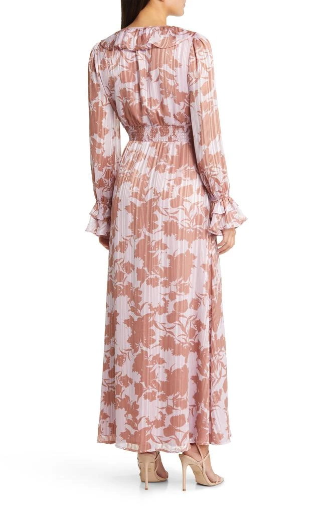 Lulus Exquisite Attention Floral Long Sleeve Maxi Dress 2