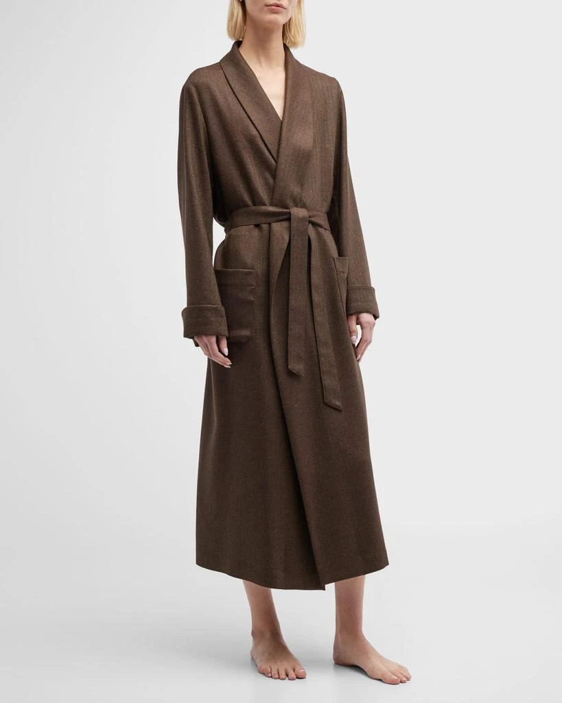Loro Piana Long Cashmere & Alpaca Robe 1