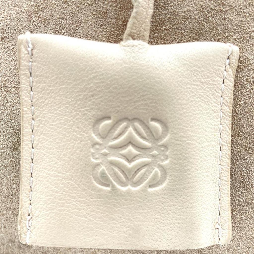 Loewe Suede Leather Handbag (Pre-Owned)