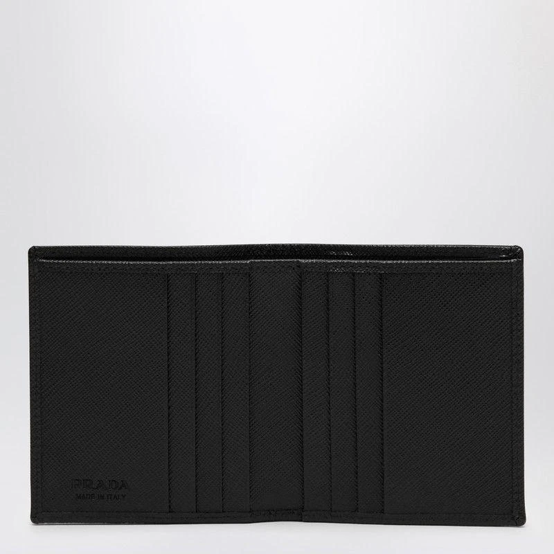 Prada  BLACK WALLET IN NYLON E SAFFIANO 2