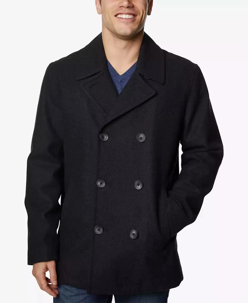 Nautica Men's Three-Button Pea Coat 2