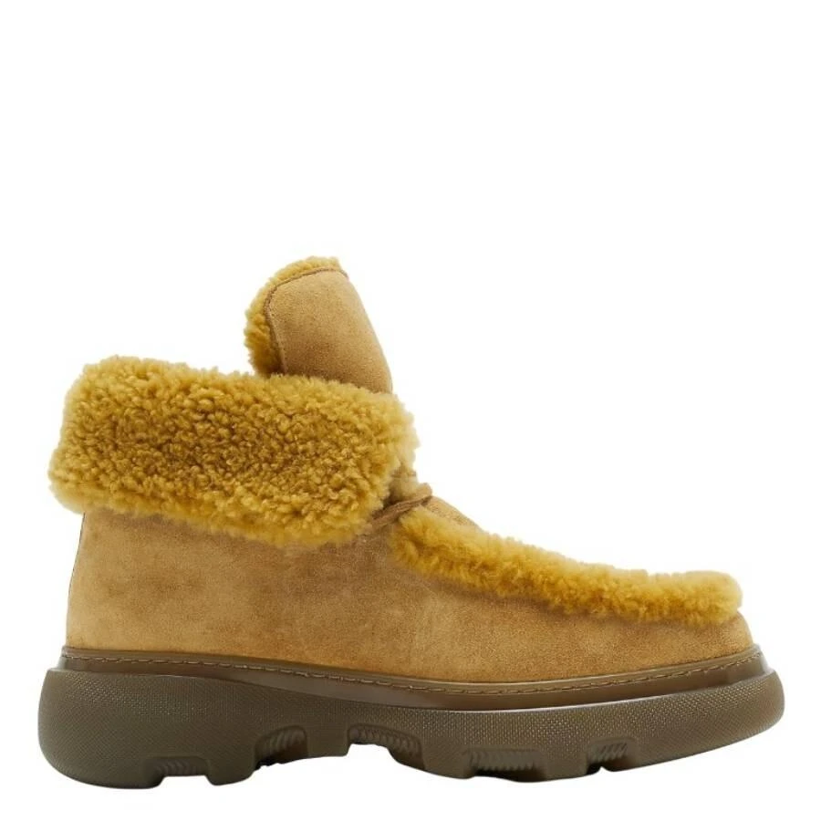 Burberry Creeper Suede and Shearling Boots 1