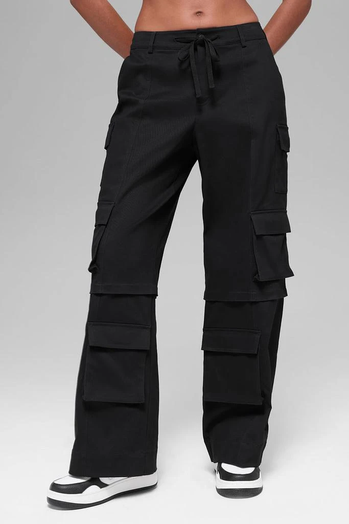 Alo Mid-Rise Scout Cargo Pant - Black 4
