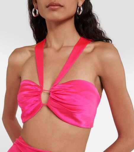 The Sei Silk satin bra top 4
