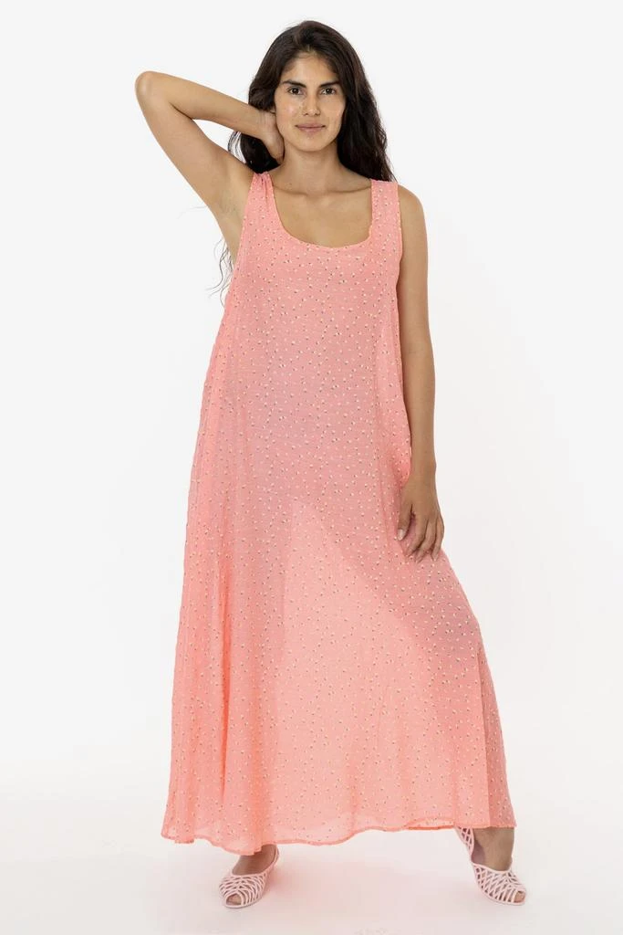 Los Angeles Apparel RPCH02 - Chiffon A-Line Maxi Dress 5