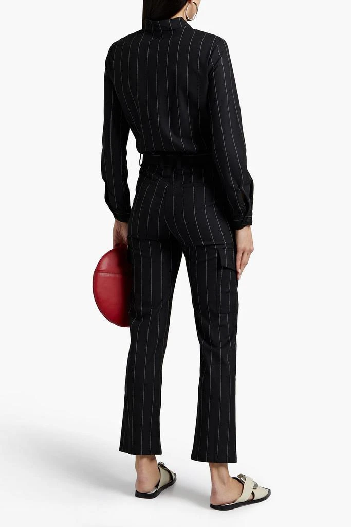 The Range Pinstriped crepe jumpsuit 3