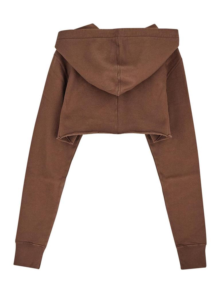 Rick Owens Cropped Hoodie