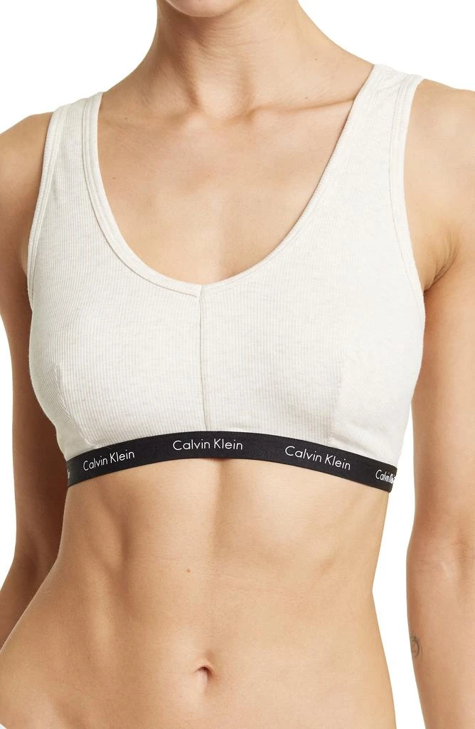 Calvin Klein Lightly Ribbed Bralette 1