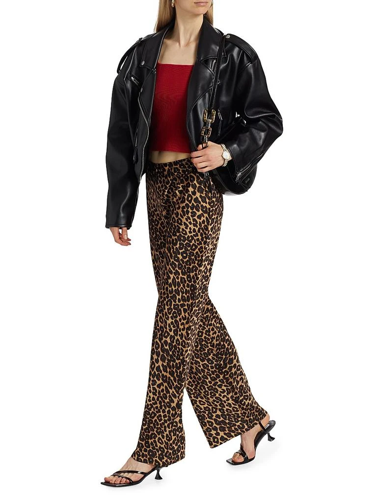 Reformation Gale Satin Mid-Rise Bias Pants 2