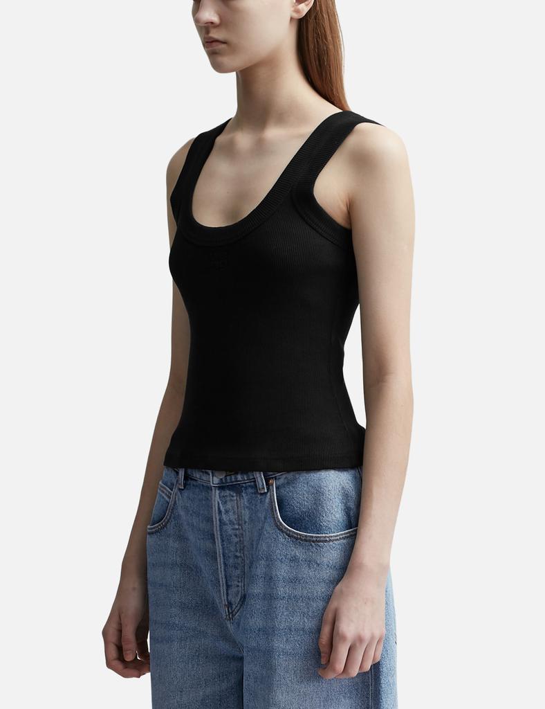 T By Alexander Wang Embossed Logo Tank Top