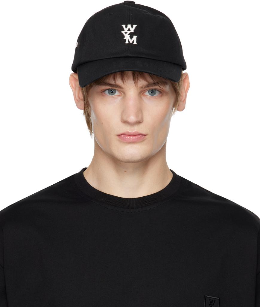 ハット Wooyoungmi Logo Ball Cap Black - 24SS NEW WOOYOUNGMI PARIS Silicone logo Ball Cap W243AC52664B