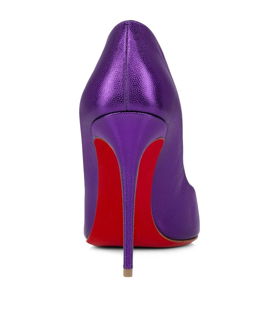 Christian Louboutin Hot Chick Metallic-Leather Pumps 100 4