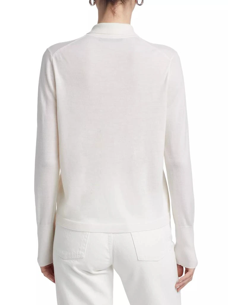 Jenni Kayne Grayson Wool Knit Polo Top 5