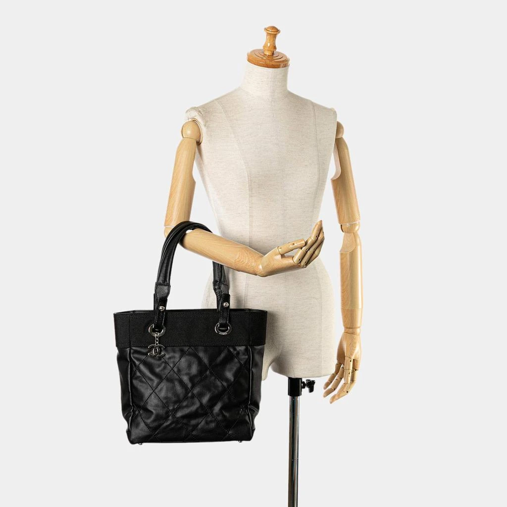 Chanel Chanel Black Paris Biarritz PM Tote 10