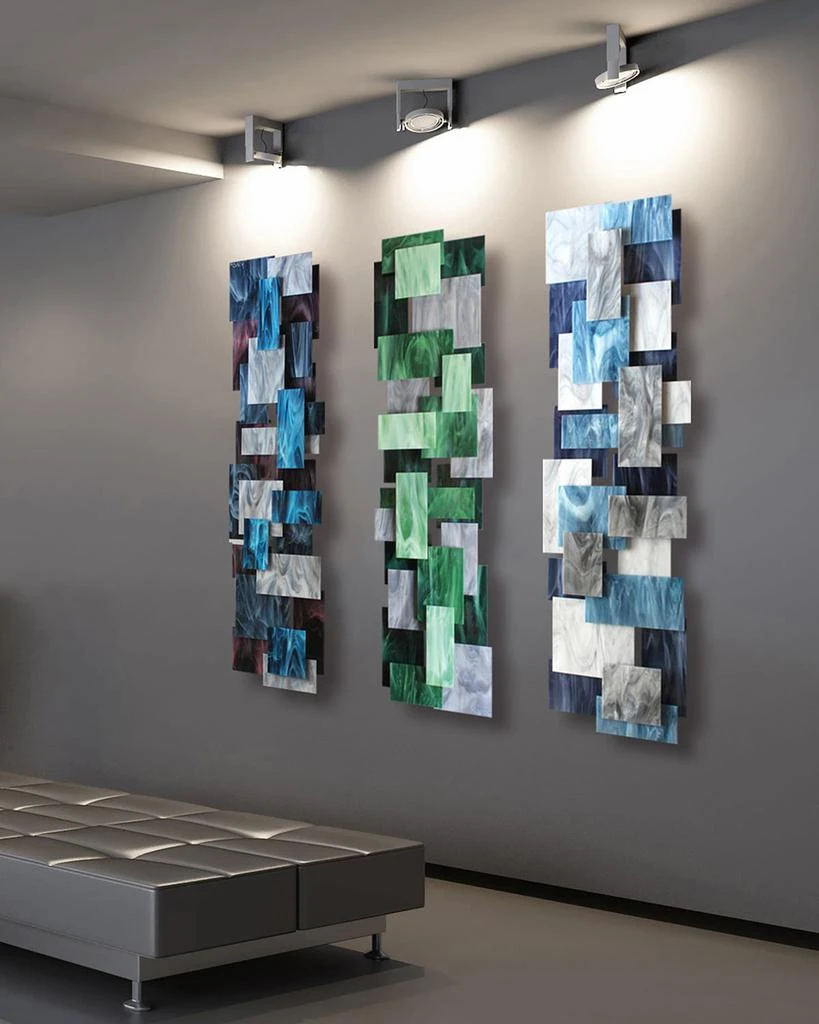 Karo Studios Triptych Wall Sculpture 2
