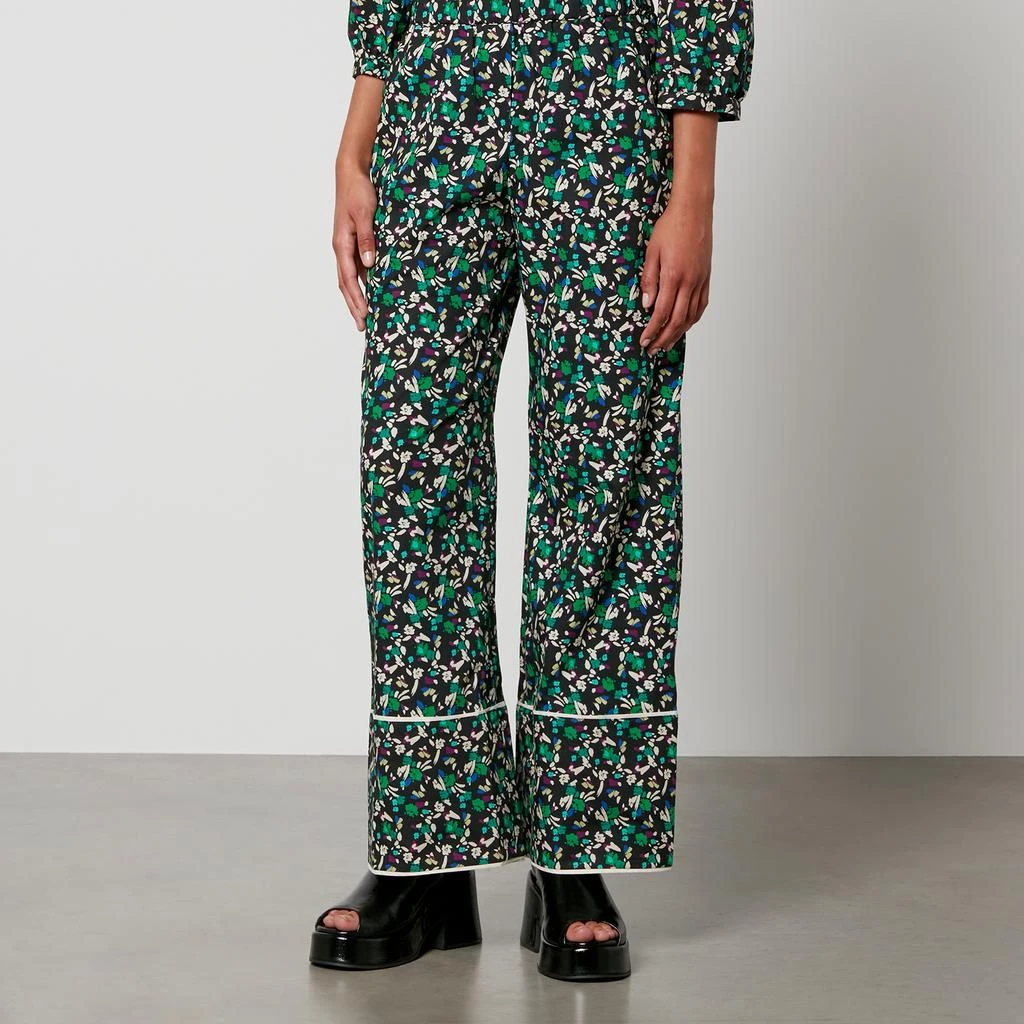 Baum Und Pferdgarten Baum und Pferdgarten Nala Floral-Print Cotton Trousers 1