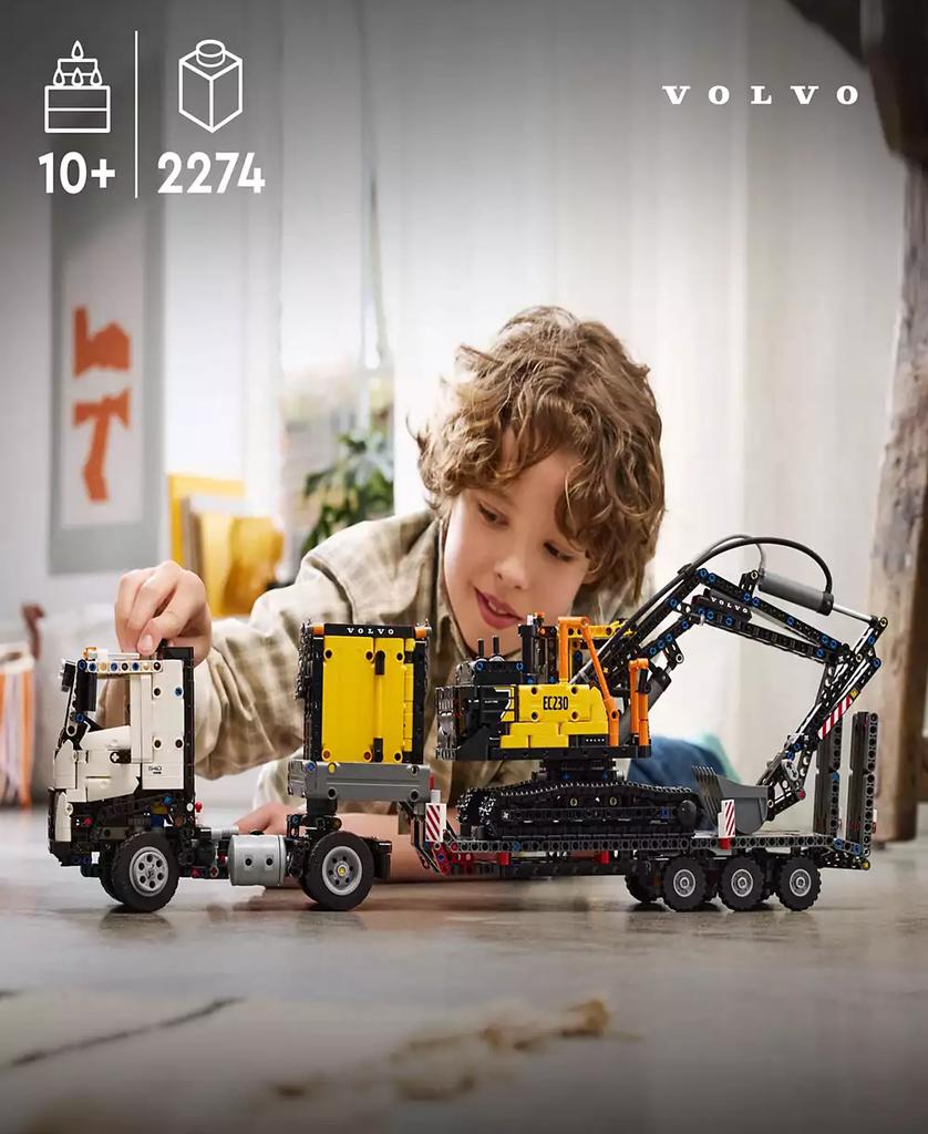 LEGO Technic Volvo FMX Truck EC230 Electric Excavator Building Toy Set 42175, 2274 Pieces