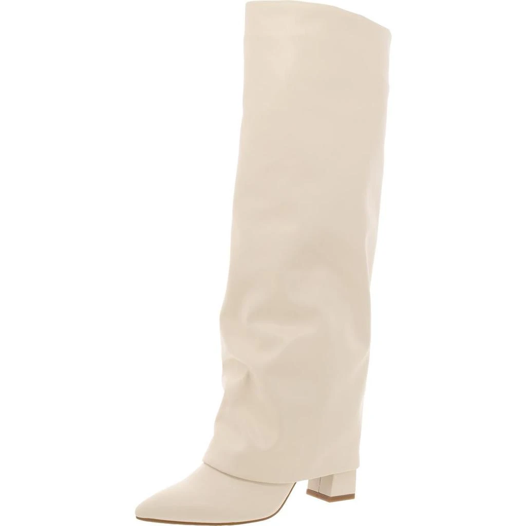 GUESS GEIMA Womens Laceless Faux Leather Knee-High Boots 1