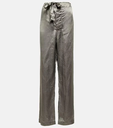 MAISON MARGIELA Satin pajama bottoms 1