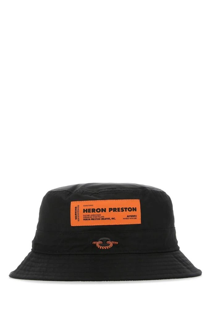 HERON PRESTON Black Nylon Hat 3