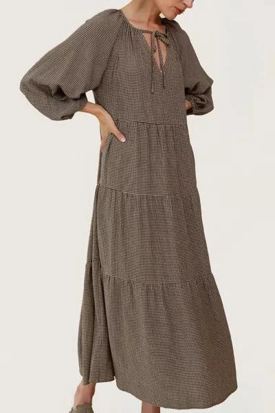 Whimsy and Row Whimsy + Row Mandy Gingham Midi Dress 4