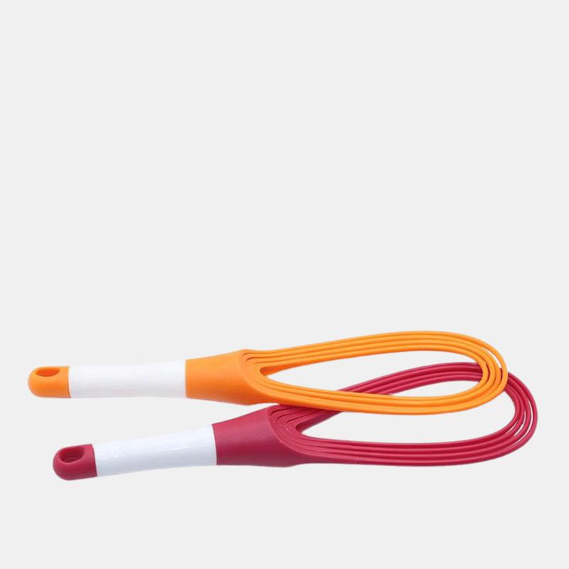 Vigor Heat Resistant Kitchen Silicone Whisks For Non-Stick Cookware, Balloon Flat Rotatable Egg Beater Bulk 3 Sets 3 PACK
