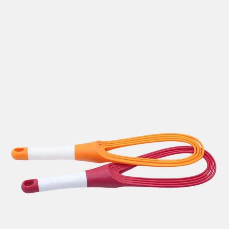 Vigor Heat Resistant Kitchen Silicone Whisks For Non-Stick Cookware, Balloon Flat Rotatable Egg Beater Bulk 3 Sets 3 PACK 2