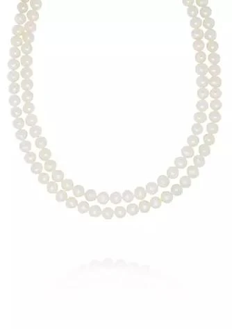 Belk & Co. Co. Freshwater Pearl Necklace In 14K Yellow Gold 1