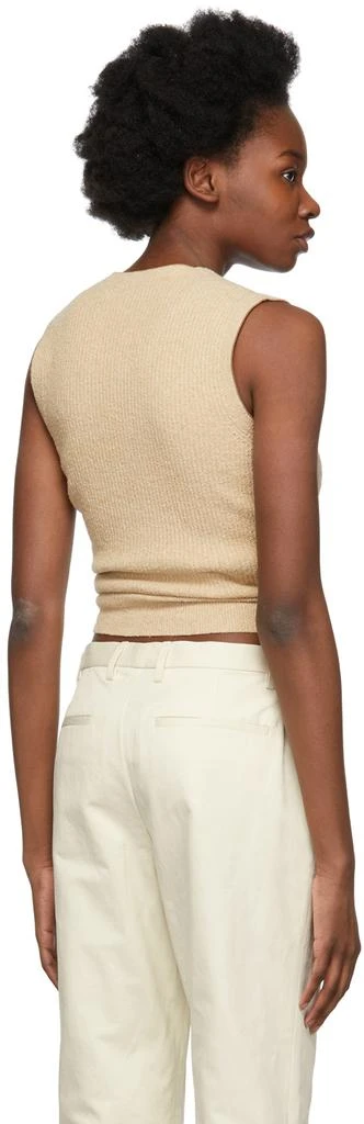 Jacquemus Beige 'Le Haut Noué' Vest 3